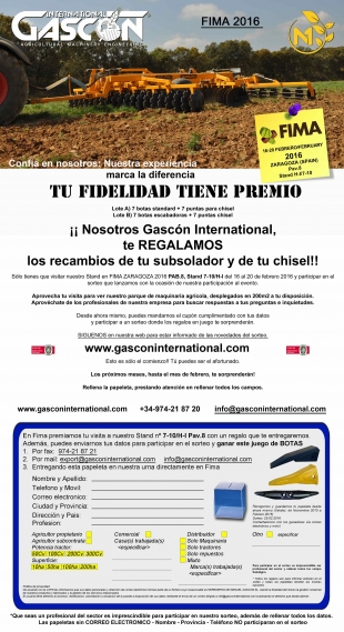 Partecipa e vinci: ZAPPETTE di RICAMBIO Gascón International