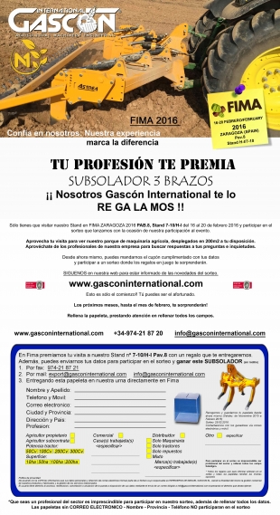 Partecipa e vinci: RIPUNTATORE A V Gascón International